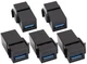 Aaotokk Usb 3.0 A Keystone Adapter Female To Female Usb 3.0 A Keystone