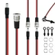 SDTC Tech 3 Sets 5.5 x 2.5 MM 10A DC Power Jack Socket Threaded &times; 2.5mm 