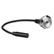 YiKaiEn 3.5mm TRS Female to Audio Adapter - Threaded Panel Silver 
