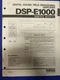 YAMAHA DSP-E1000 DSPE1000 Service Manual **ORIGINAL**