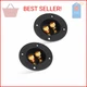 2 Pcs Speaker Sub Box Terminals Cup for Subwoofer Box Black 3 Inch Round 2-Way S