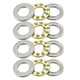 uxcell F10-18M Thrust Ball Bearings 10mm x 18mm x 5.5mm Chrome Steel Single D...