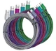 USB Type c Cable, 5 Pack (6FT) Nylon Braided USB C Cables 3A Fast Charging