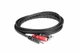 Hosa CMR-203 3 ft Stereo Breakout Cable - 3.5mm TRS to Dual RCA