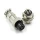 Hxchen 5 Pin Metal Male Female Panel Connector 12mm GX12-5P Aviation Plug Sil...