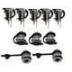 Lsgoodcare 10Pack 5.5 x 2.1 MM 5A DC Power Jack Socket Threaded Female Mount