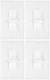 4 Rockville VOL855 8 Ohm 50x2 Watt Wall Stereo Volume Controllers 12 Step Slider