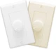 RUSSOUND ALT126R DECORA VOLUME CONTROL, WHITE/LIGHT ALMOND