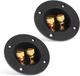 2 Pcs Black Speaker Box Terminal Cup 3 Inch 2-Way Spring Loaded Jacks... 