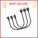 1ft Fast Charging 90 Degree USB-C Cables, 3 Pack