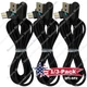 1/3Pack USB Type C Cable 90 Degree LED Fast Charging Cord For Samsung Android