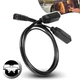 Replace for Humminbird 720101-1 9 M SIDB Y Side Imaging Dual Beam Splitter Cable