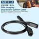 For Humminbird 720101-1 9 M SIDB Y 9-Pin Side Imaging Dual Beam Splitter Cable