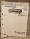 SONY Beta SL-2700/2700B 711D Chassis RMT-317 Adjustments Manual VCR - Qwik Ship!