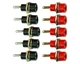 CESS Banana Female Jack Socket - 4mm Banana Socket Soldering type (6 Pair)