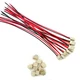 Babaobox 10pairs 24AWG MOLEX 5264 2Pin Connector Plug with 150mm Red,Black 