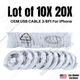 Bulk Lot USB Charger Cable 3Ft 6Ft For iPhone 6 7 8 X XR XS Max 11 12 13 14 Cord