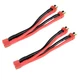 LINSYRC 2pcs T-Plug Parallel Connector 1-Female to 2-Male Adapter Splitter... 
