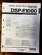 Yamaha DSP-E1000 Processor Service Manual *Original*