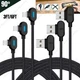 1/3X 90 Degree USB Fast Charger Cable LED Data Cord For iPhone 14 12 11 8 7 6 XR