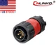 CNLINKO 4 Pin Power Circular Connector Male Plug Outdoor Waterproof IP67 M20