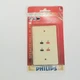 Philips Speaker Almond Wall Plate SWA2088/17, Up to 16 Gauge Wire, New