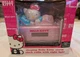 Sanrio Hello Kitty Sleeping in Bed Alarm Clock Radio Nightlight in Box TESTED
