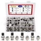 Rrina 40Pcs Thread Male Female Panel Metal Aviation Wire Connector Plug Assor...