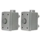 Acoustic Audio AAOVCD-G Outdoor Volume Controls Gray Weatherproof 2 Piece Set