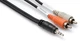 Hosa CMR-206 Stereo Breakout 3.5 MM TRS to Dual RCA 6 Ft [New ]